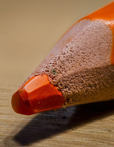 Makro Buntstift orange