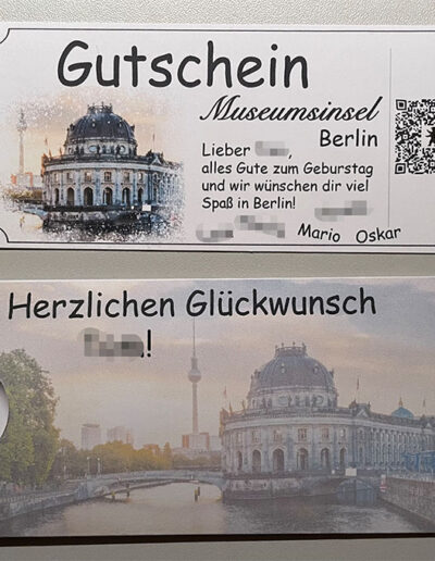 DIY Gutschein Eintrittskarte-Look