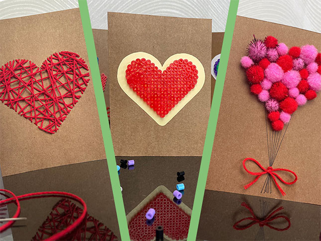 Drei kreative DIY-Herz-Karten Drei kreative DIY-Herz-Karten