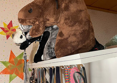 DIY-Hobbyhorse-Stall (Pressholz) mit Rahmen von der Seite