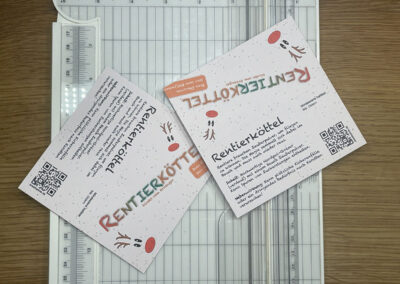 diy-Weihnachtstüten: Anleitung Etikett ausgeschnitten