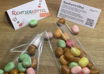 diy-Weihnachtstüten: Anleitung Rentierköttel