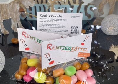 diy-Weihnachtstüten: Rentierköttel 1