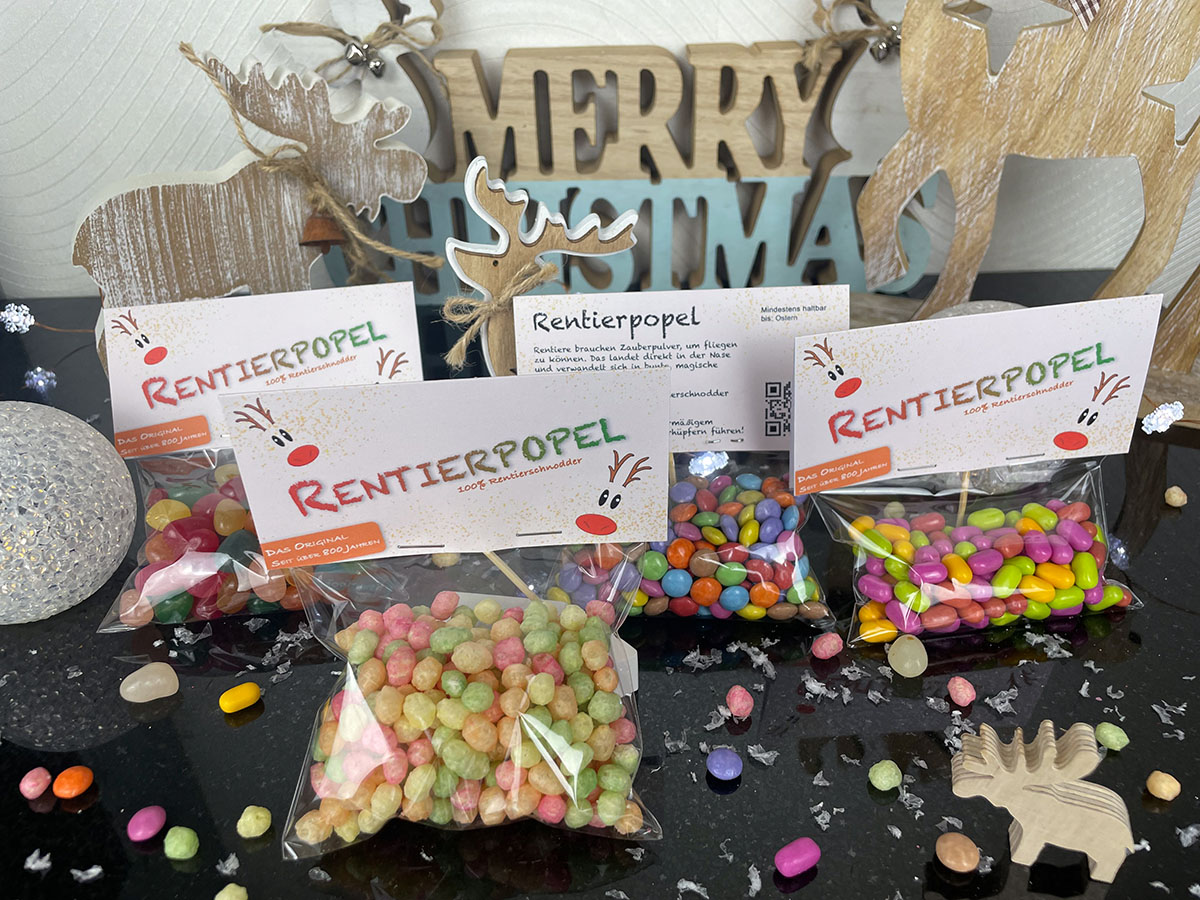 diy-Weihnachtstüten: Rentierpopel vier Varianten diy-Weihnachtstüten: Rentierpopel vier Varianten