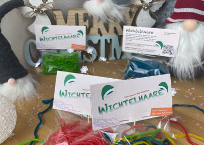 diy-Weihnachtstüten: Wichtelhaare alle Tüten