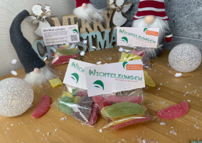 diy-Weihnachtstüten: Wichtelzungen alle Tüten