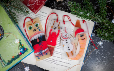 Weihnachtliche Lesezeichen
