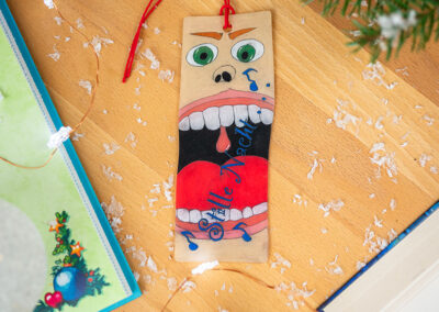 Weihnachtliche Lesezeichen: Stille Nacht