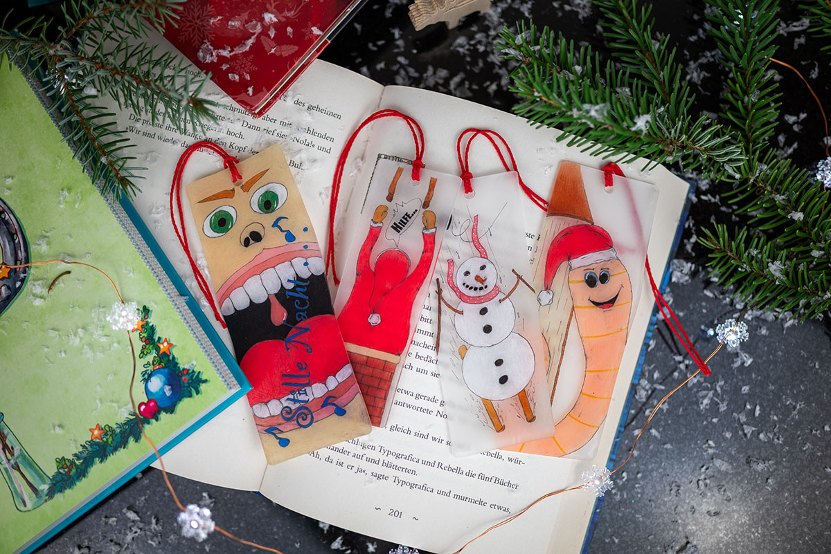 Weihnachtliche Lesezeichen Weihnachtliche Lesezeichen