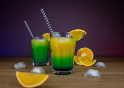 Kinderfreundlicher Grüne Wiese-Cocktail
