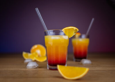Kinderfreundlicher Sunrise-Cocktail