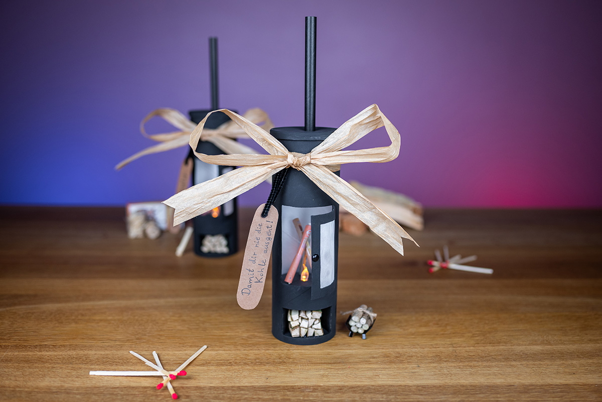 Geldgeschenk Kamin – Idee für Einzug, Hochzeit und Geburtstag Kreativer DIY Kamin als Geldgeschenk für Einzug Hochzeit oder Geburtstag